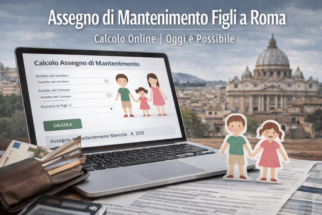 Come Calcolare l'Assegno Di Mantenimento Online