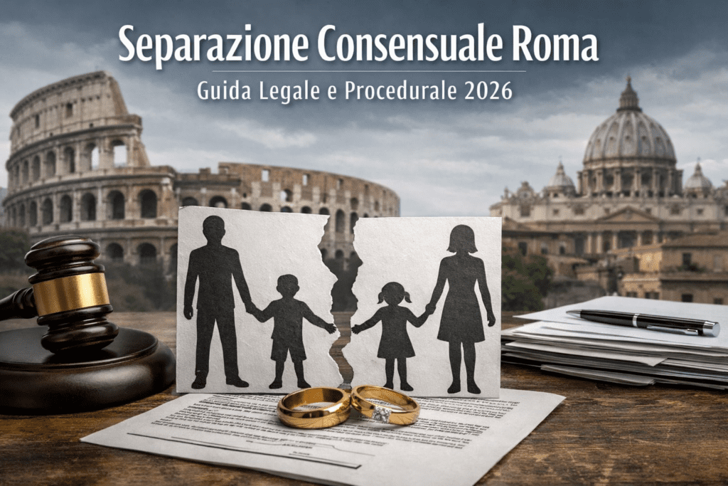 Come Funziona La Separazione Consensuale a Roma