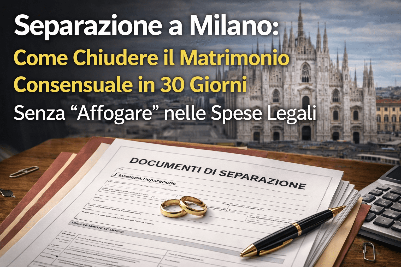 Come Funziona la separazione A Milano?
