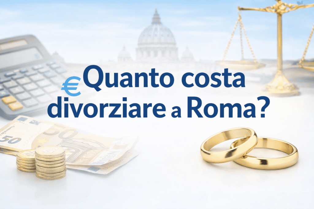 quanto costa divorziare a Roma guida ai costi del divorzio