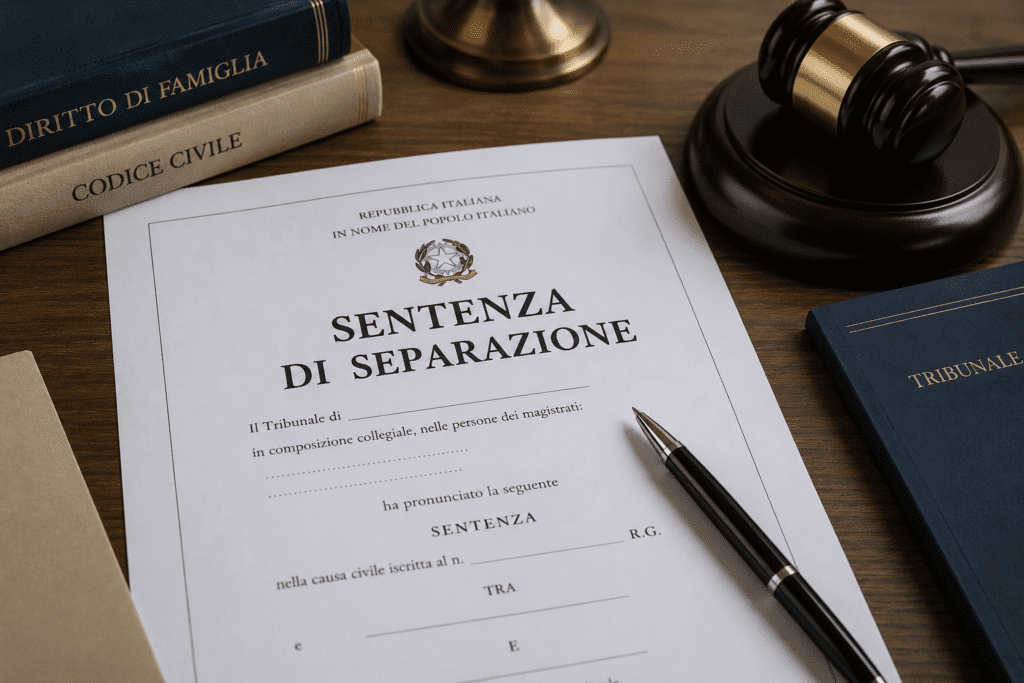 Modalità richiesta copia sentenza separazione