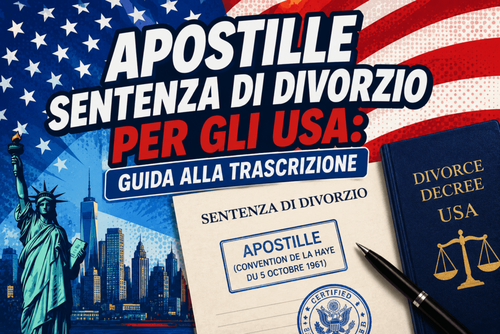 Cosa Serve per Registrare la sentenza di divorzio negli Stati Uniti D'America? Scoprilo Subito