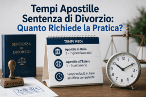 Scopri i Tempi per ottenere l'apostille o la legalizzazione della sentenza